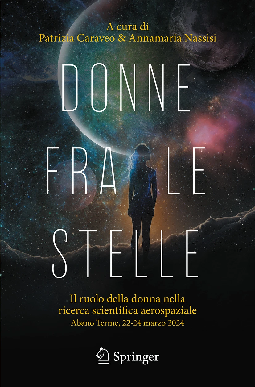 Copertina del libro "Donne fra le stelle" pubblicato da Springer Nature